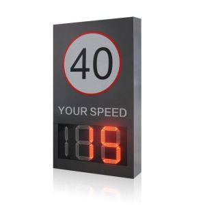 Static Constant Current LED Speed Limit Sign with 24GHz Portable Solar Speed