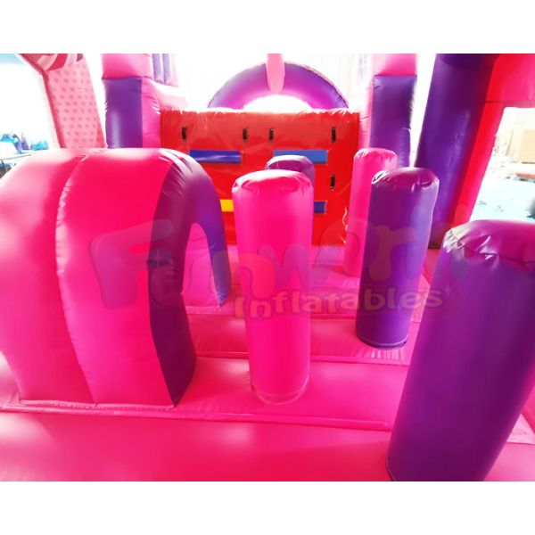 1000D PVC Commercial Combo Bounce House Playground Doll Bouncy Castle