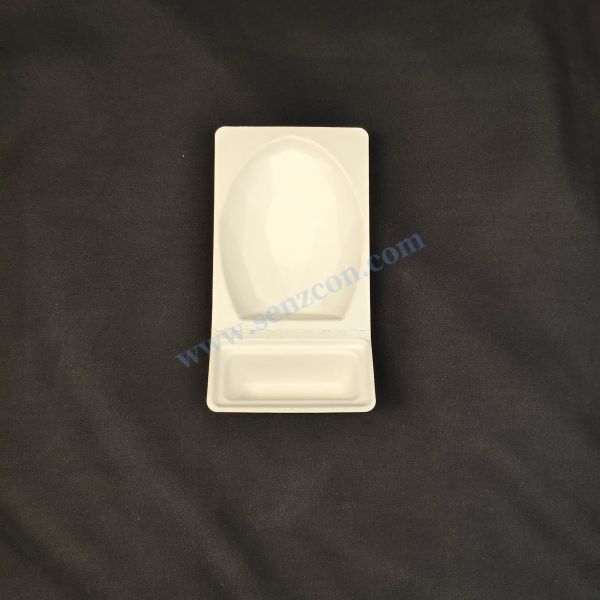 High-end crystal lamp pulp molding packaging bases: dry pressable, wet pressable, V-groove foldable, collision-proof, drop-resistant, eco-friendly and