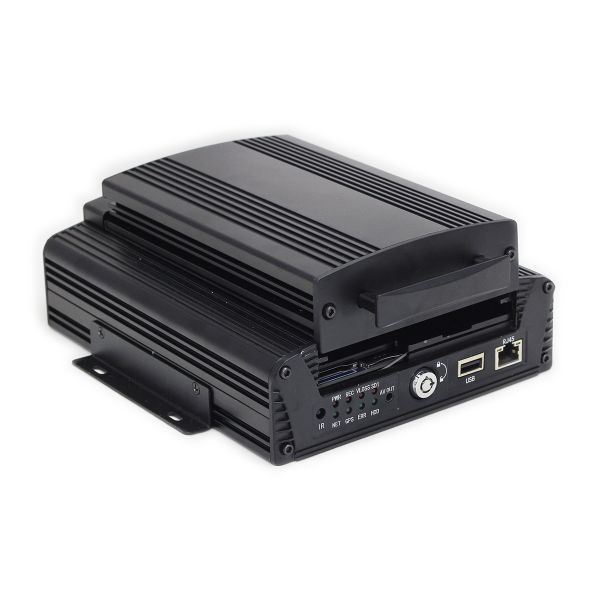 HDD Mobile Car Dvr Video Recorder 4CH 1080P Camera Live Checking IOS Android Windows System