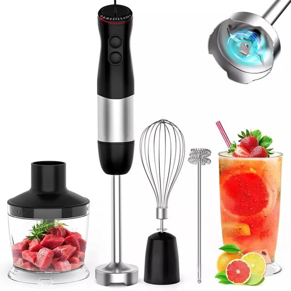Quality Black Handheld Immersion Blender , Hand Portable Blender OEM / ODM for sale