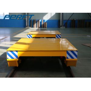 Battery Powered Electric Flat Rail Transfer Cart with Wireless Remote and Hand