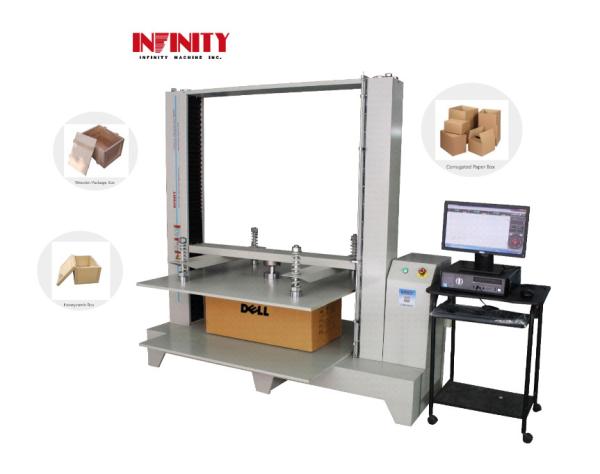 Servo Control Paper Box Stacking Testing Package Compression Strength Test