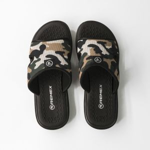 Wholesale Anti Slip Woven Fabric Eva Slide Sandal Black For Men from china suppliers