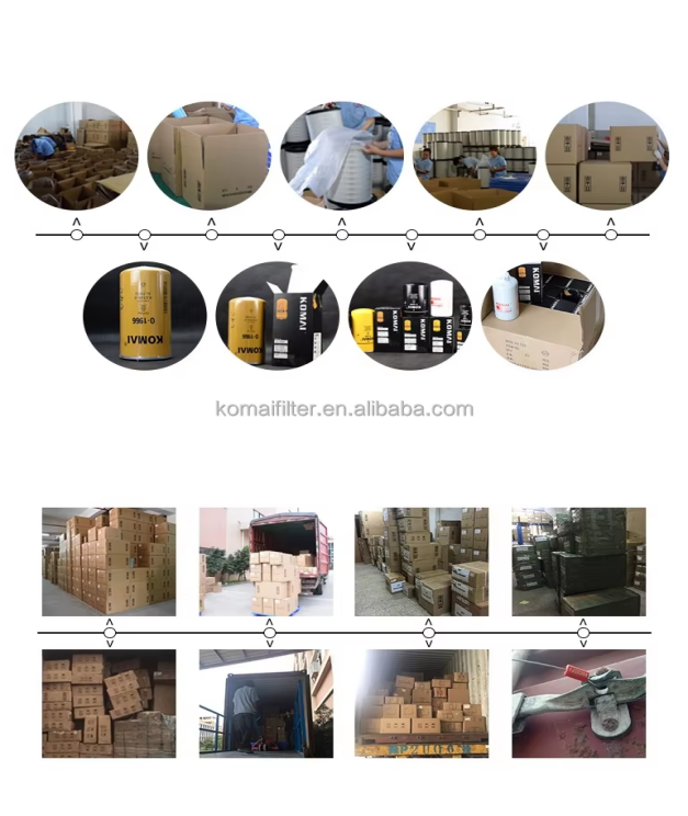 KOMAI Factory Fuel Filter FF5327 R010039 BF9842 T64101003 WBF1235 For Engine Excavator