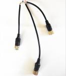 5M 10M 20M 30M Backup Camera Cable , 6pin Mini Din Extension Cable