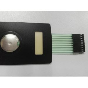 Custom Multi Layer Tactile Metal Dome Membrane Switch With LED Light And Emboss