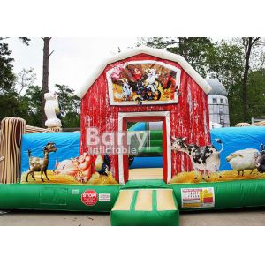 Outdoor Playground Toddler Jump House Giant Farmyard Inflatable Toddler