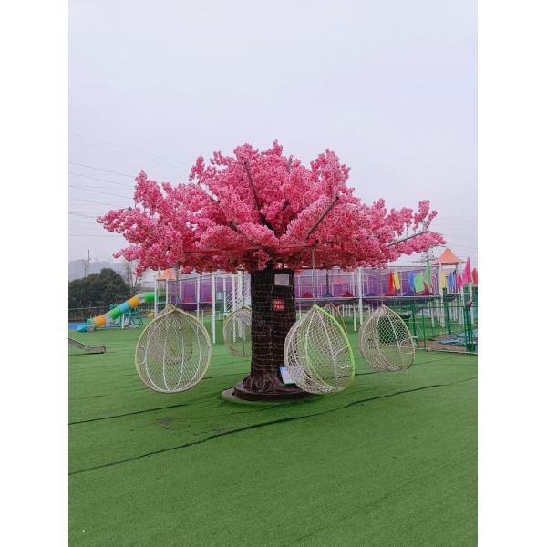 Quality Custom Interactive Blossom Tree Swing Playground Equipment Play Modes for sale
