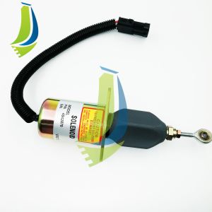 China 4942878 24V 4BFuel Shut Off Solenoid 4B 6C Compatible With excavator parts on sale
