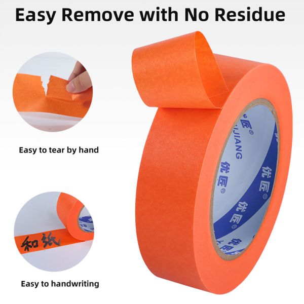 High Temperature Basic 5mm Washi Tape For Car Painting Anti Penetration