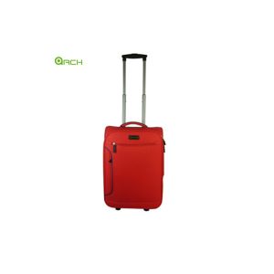 600D Polyester Trolley Soft Sided Luggage with Two Front Pockets