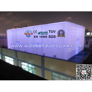 Commercial Inflatable Lighting Tent , Photo Studio Box Light Cube Tent