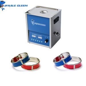 Single Phase Ultrasonic Jewelry Cleaning Machine 40khz 100W Power Adjustable