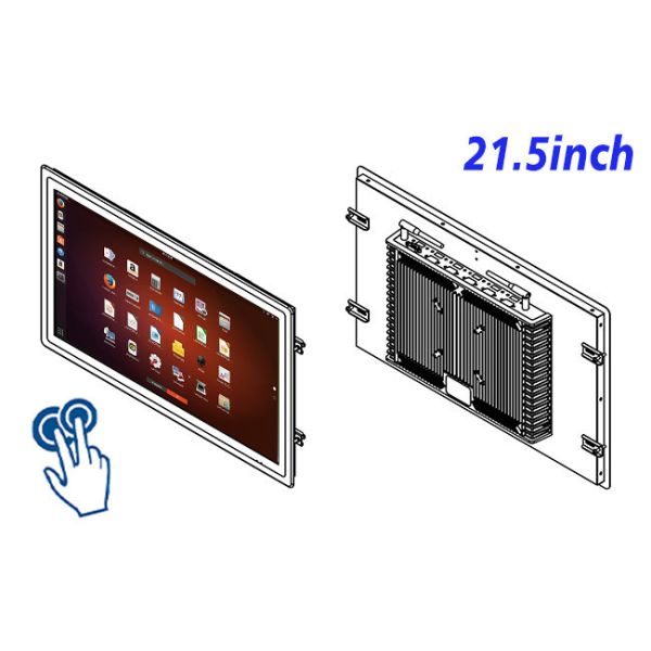 21.5-Inch High-Performance Linux Touch Display for Smart City Projects and Industrial Equipment