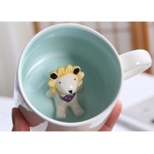 Creative Animal Head 3D Custom Ceramic Coffee Mugs