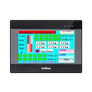 Wholesale Coolmay 7 Inch HMI PLC All In One RS232 RS485 support Modbus RTU protocal Ethernet optional function plc controller programming plc with hmi touch from china suppliers