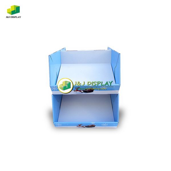 Retail Store Corrugated Paper Pop Display Stand Stackable for Advertising