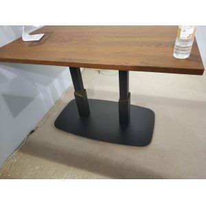 Professional Square Dining Table Legs Sandy Texture Metal Table base Custom Made