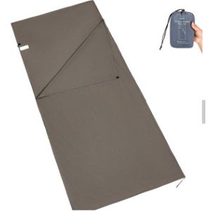 Grey Portable Small pack Urgency Lightweight Backpacking Sleeping Bag