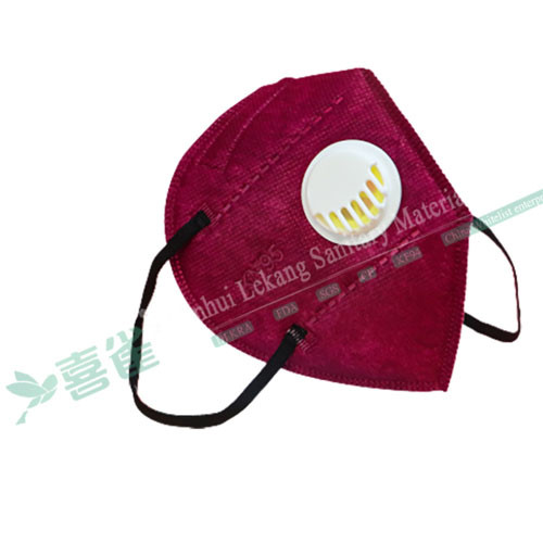 Quality KN95 Meltblown Protective Foldable Face Mask Middle Filter Layer CE With Valve for sale