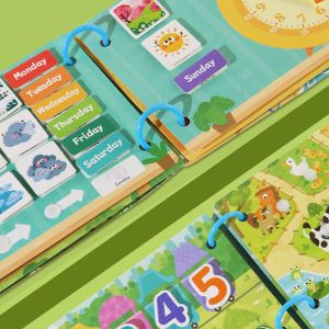 Quiet Book Early Learning Activity Puzzle Paste Matching Game Toys Children's