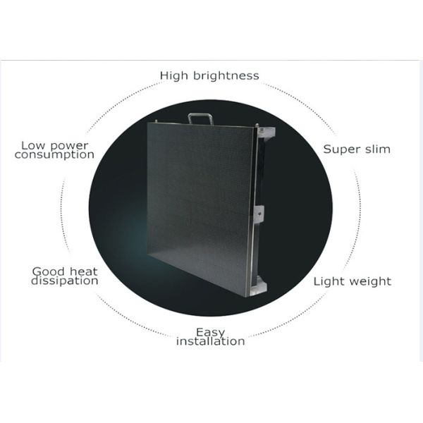 Walling Mounting HD P5 Led Screen , Led Advertising Display IP40/IP21 Rate