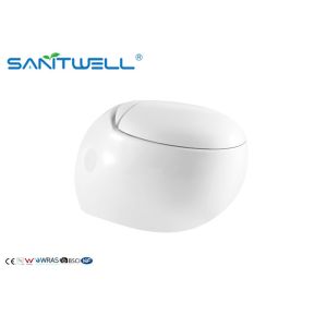 One Piece Wall Hanging Wc P Trap 180mm Drainage For Home Bathroom High Gloss