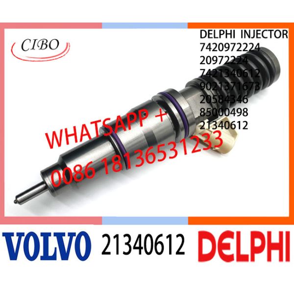 Common Fuel Diesel Injector 21340612 7420972224 20972224 7421340612 20584346 85000498 E3.18 for VOL MD13 HIGH POWER