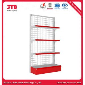 Metal Wire Mesh Back Panel Supermarket Gondola Shelf Net Type Shop Display