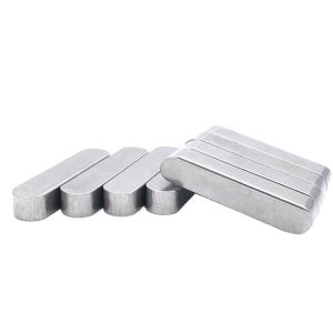 Stainless Steel SS Parallel Woodruff Gib Head Taper Key With Hook DIN6885B