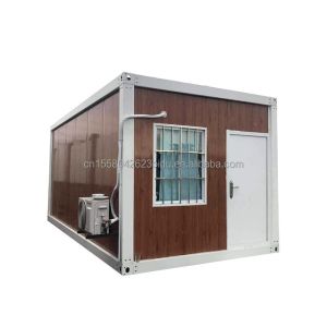 Galvanized Steel Bending Prefab Container House with Detachable Bathroom and