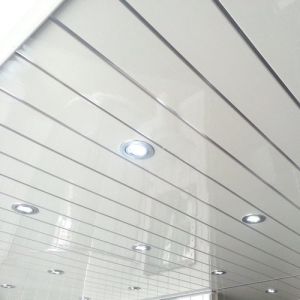 PVC Board Mould Proof White Plastic Ceiling Panels Customized