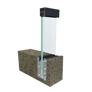 Wholesale Stylish Glass Fenced Geosyncline Frameless U Channel Railing for Staircase and Balcony from china suppliers