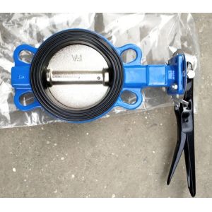 Ductile iron 150LB lug butterfly valve with pin