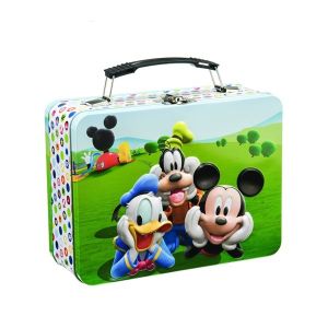 Disney Jr. Mickey Mouse Lunch Tin Tote for Puzzle