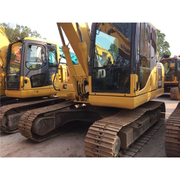 Used Komatsu PC130-7 Crawler Excavator SAA4D95LE-5 engine 12T weight with