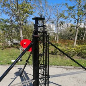 Ground Penetrating 70ft 10 Sections Winch Up Tower