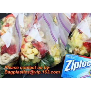 Reusable Leakproof Print Zip Lock Sandwich Bag, Fat bottom bag With Zip lock