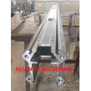 China Upper Feed Beam Aluminium Extruded Profiles 7250MM Long on sale
