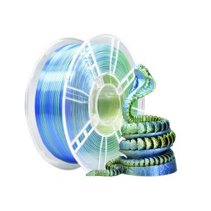 Toughness Enhanced Tri-Color Gold Green Blue 3D Printer PLA Silk Filament