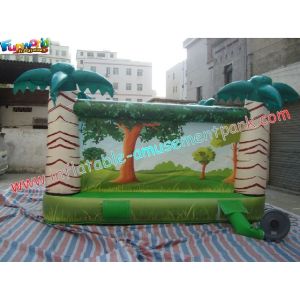 Indoor / Outdoor Tree Inflatable Bouncer Slide Commercial With PVC Tarpaulin
