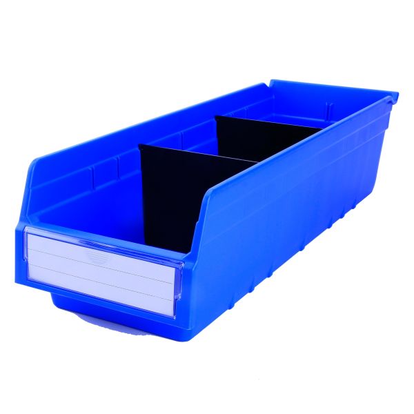 Quality Office Classification Simplified with Stackable Plastic Shelf Bins in Solid Box Style for sale