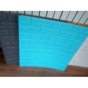 Home Decoration 3d self adhesive wallpaper , 30kg/m3 3d foam brick panels