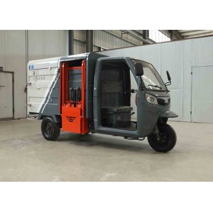 Side Mounted Road Cleaning Car Barrel Type Small Self Loading Unloading 4-8 Cubic Meters