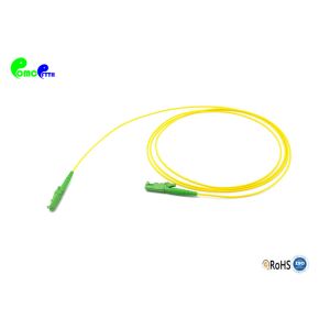 China Made E2000 APC Fiber Optic Patch Cord 9 / 125μm Simplex 2.0mm OS2 G657D 1M