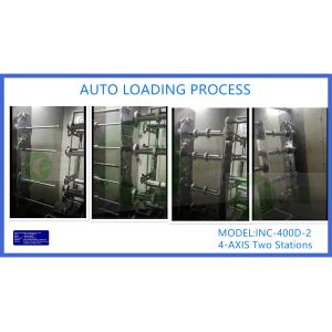 China Newest Mandrel Cutting Machine Four Spindles Two Stations; Cutting Machine for gaskets and washers; Seal Cutters; on sale