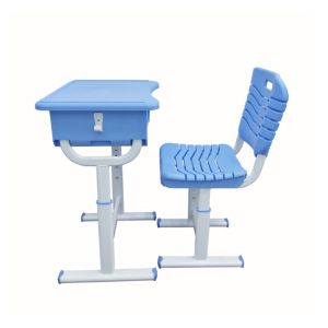 China Customized Office Furniture White , Blue , Green , Grey , Wood Grain Student Desks And Chairs on sale