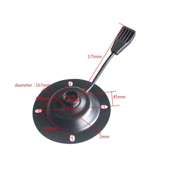 Home Office Swivel Chair Chassis Round 160mm Comfortable With Lumbar Support