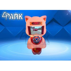 Car Racing Game Machine , Commercial Coin Pusher Game Simulator